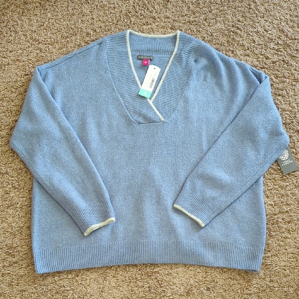 💲 Vince Camuto Breezeway Blue Sweater